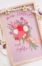 Load image into Gallery viewer, Pick flowers- white