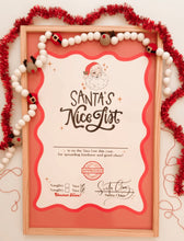 Load image into Gallery viewer, Santa’s Nice List Certificate