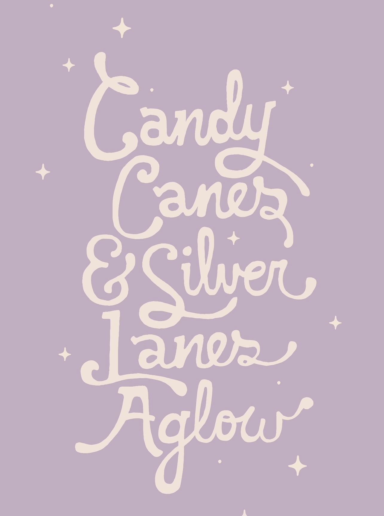 Candy Canes and silver lanes aglow Opal+Olive