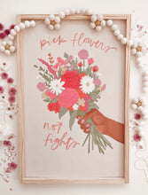 Load image into Gallery viewer, Pick flowers- brown