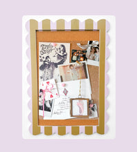 Load image into Gallery viewer, Scallop Frame Cork Board