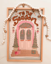 Load image into Gallery viewer, Tis the Season- front door scene