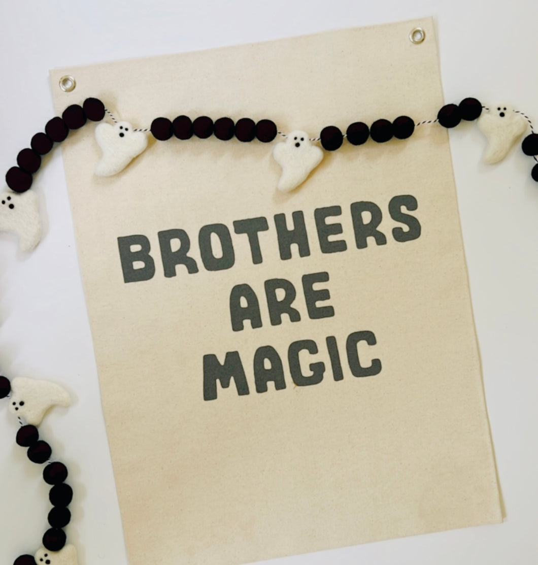 Brothers are magic - Canvas banner