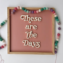 Load image into Gallery viewer, These are the days