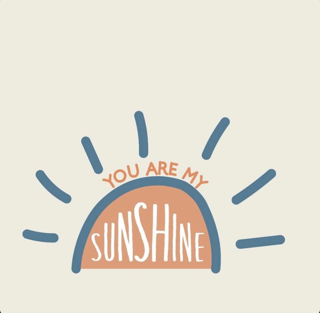 You are my Sunshine- navy