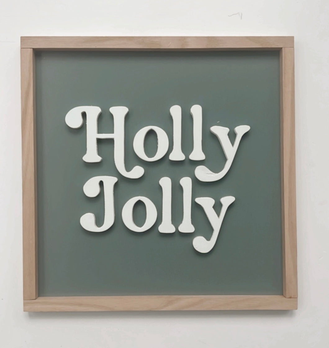 Holly Jolly- green