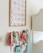 Load image into Gallery viewer, Let’s all be mermaids 19.5x30- Indy and Pippa & Pearl and Jane Collab