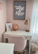 Load image into Gallery viewer, Take it Easy- happy floral blue (oversized)