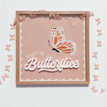 Load image into Gallery viewer, You give me butterflies- Pink Scallop- collab with ThreadMamaStory