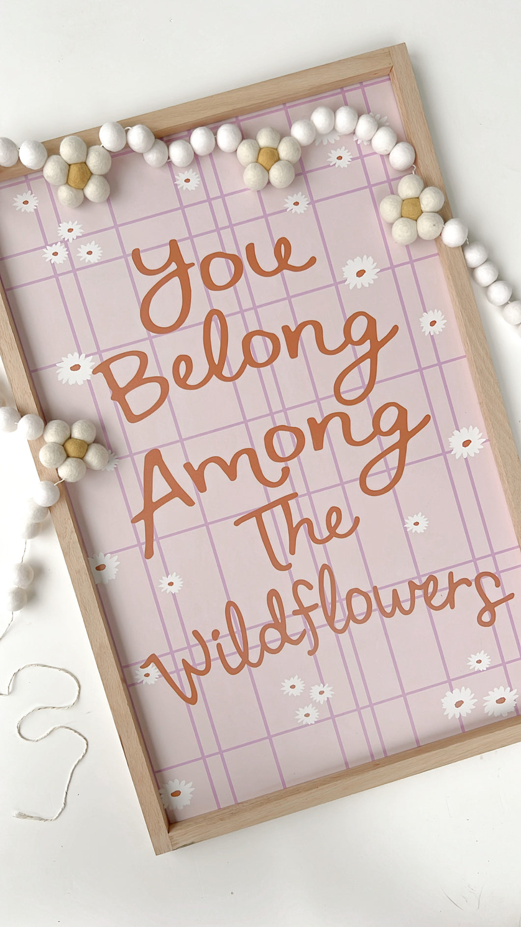 You belong among the wildflowers- mauve