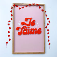 Load image into Gallery viewer, Je T’aime- Red
