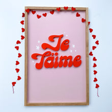 Load image into Gallery viewer, Je T’aime- Red