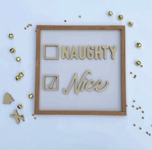 Load image into Gallery viewer, Naughty/ Nice Checklist