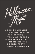 Load image into Gallery viewer, Halloween Magic- bucket list sign
