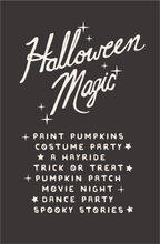 Load image into Gallery viewer, Halloween Magic- bucket list sign