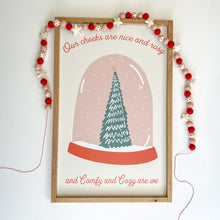 Load image into Gallery viewer, Comfy Cozy- pink snow globe