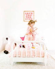 Load image into Gallery viewer, Love You Forever- Coral Cutout Letters, Pink Heart