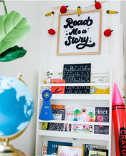 Load image into Gallery viewer, Read me a story- black letters collab with Kristen Sellentin & Olive +Eve Co