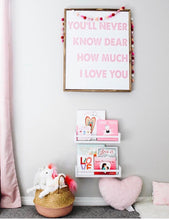 Load image into Gallery viewer, You'll Never Know Dear How Much I Love You - Pink