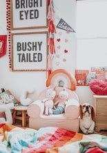 Load image into Gallery viewer, BRIGHT EYED & bushy tailed- Straight Font