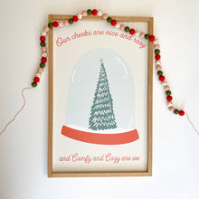 Load image into Gallery viewer, Comfy Cozy- blue snow globe