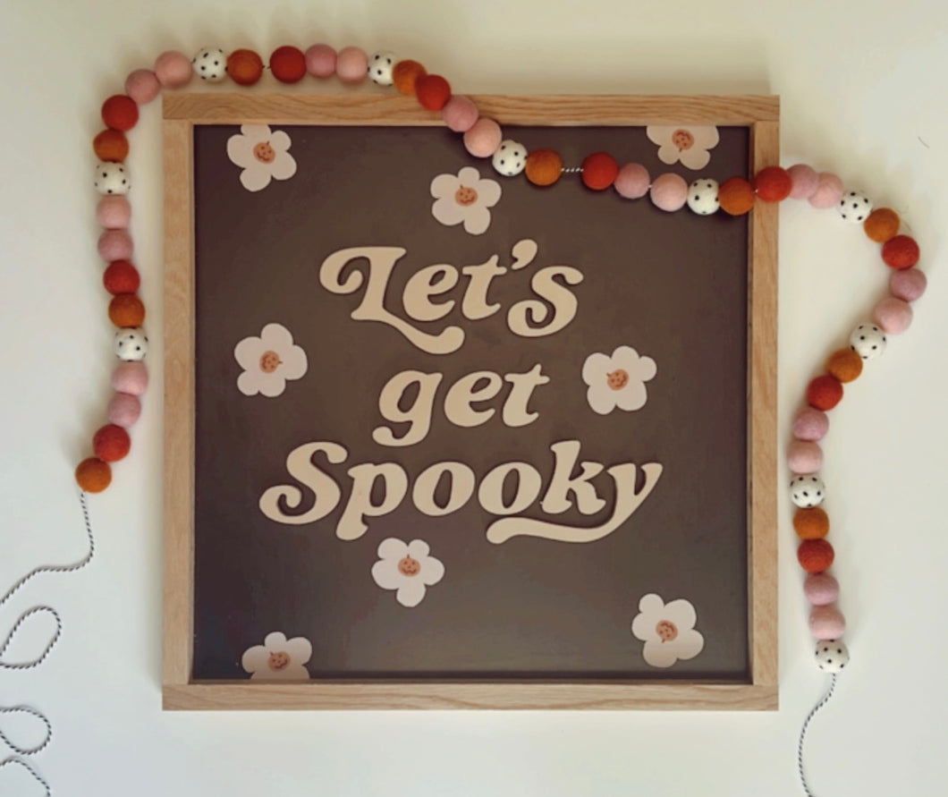 Let’s get spooky- pumpkin floral