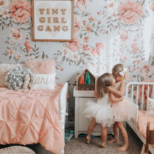 Load image into Gallery viewer, Tiny Girl Gang collab with Jean and June - metallic gold cutout letters, gold heart