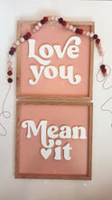 Load image into Gallery viewer, Love you, Mean It- dark peachy/pink ( sold as a pair)