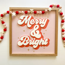 Load image into Gallery viewer, Merry & Bright (pink)