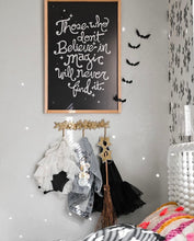 Load image into Gallery viewer, Believe in the magic- cream background/ black letters

