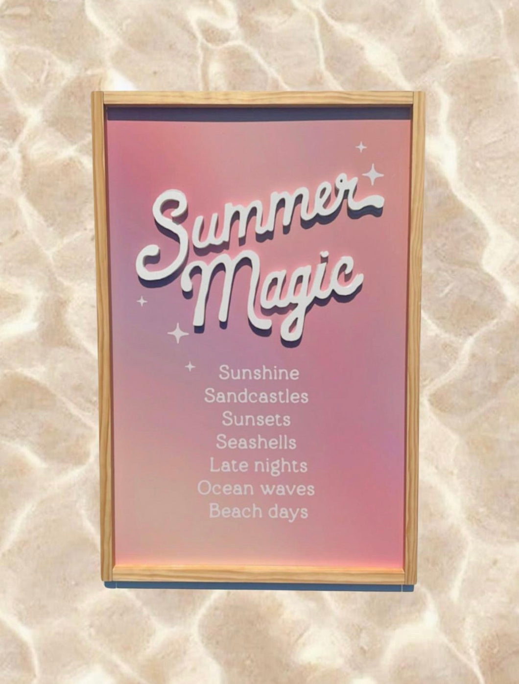 Summer Magic List- purple/pink