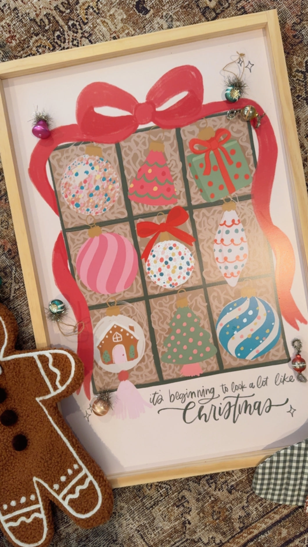 It’s beginning to look a lot like Christmas ornaments