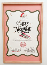 Load image into Gallery viewer, Santa’s Nice List Certificate
