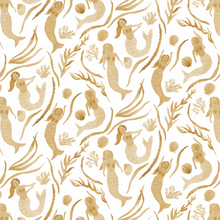 Load image into Gallery viewer, Gold Mermaids- designed by Juliet Meeks
