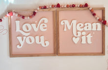 Load image into Gallery viewer, Love you, Mean It- light peachy/pink ( sold as a pair)
