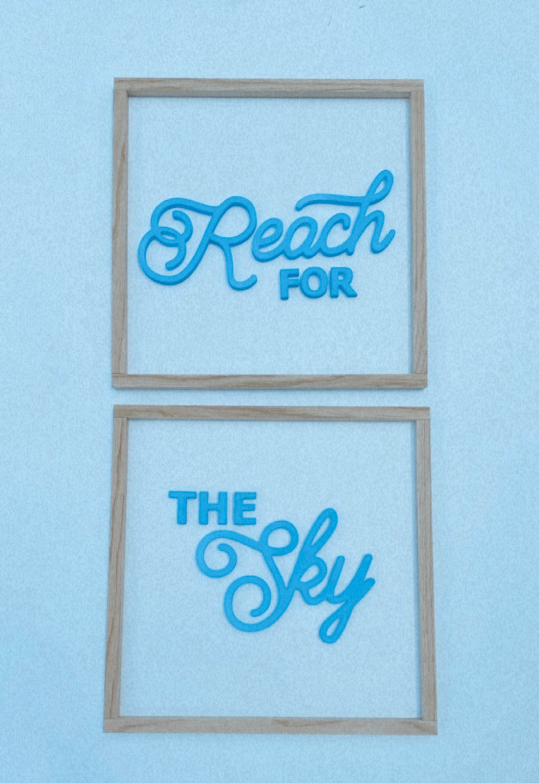 Reach for the sky ( sign pair)