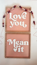 Load image into Gallery viewer, Love you, Mean It- dark peachy/pink ( sold as a pair)
