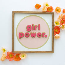 Load image into Gallery viewer, Girl Power- Pink Letters
